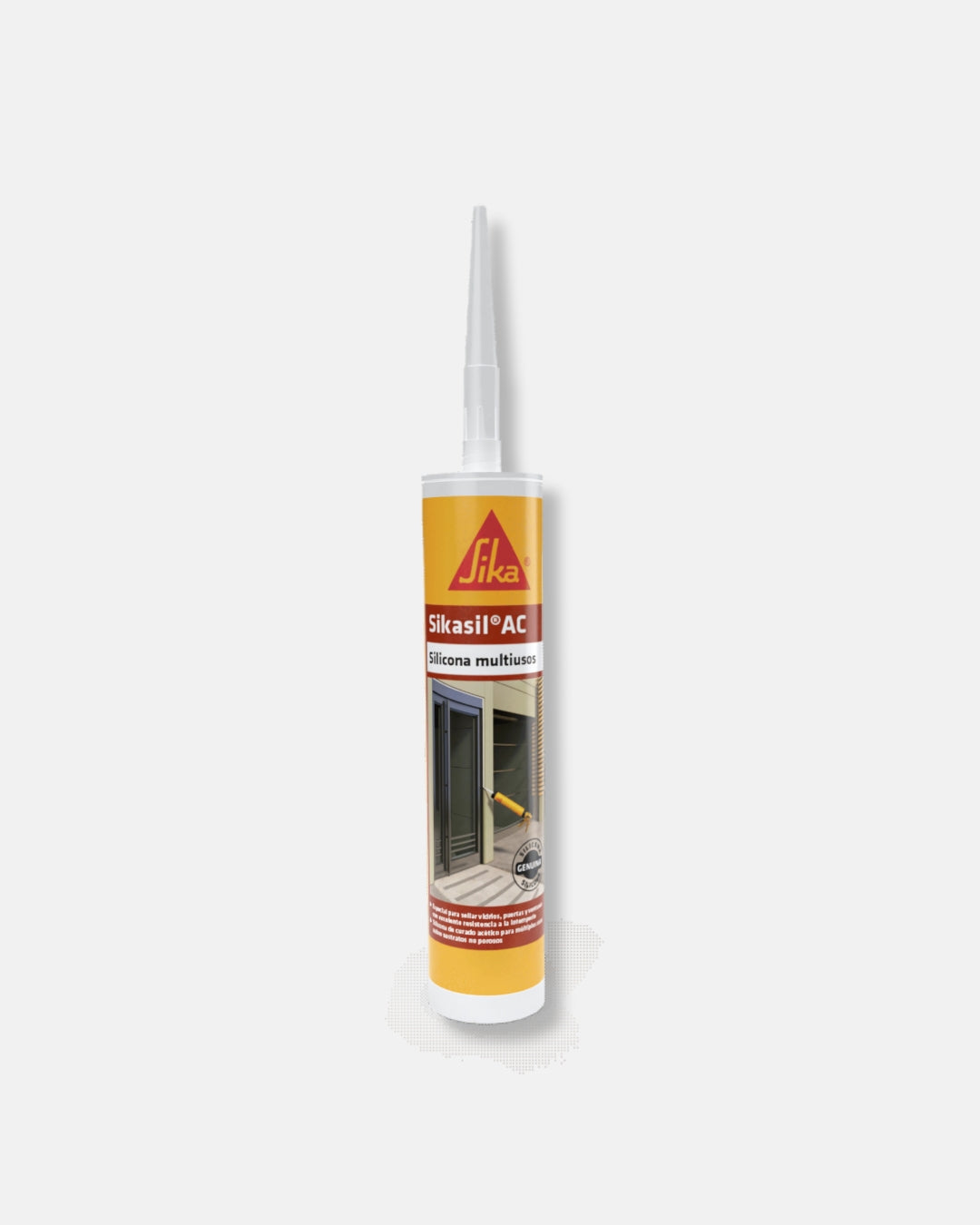 SIKA SIKASIL AC TRANSPARENTE CARTUCHO 280 ML
