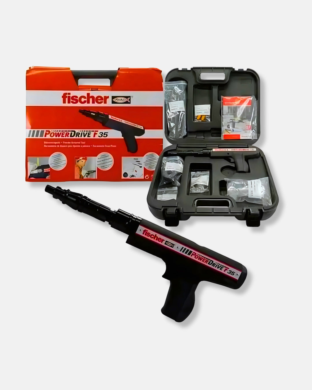 FISCHER HERRAMIENTA DE FIJACIÓN POWDER DRIVE F35 C/ACCESORIOS