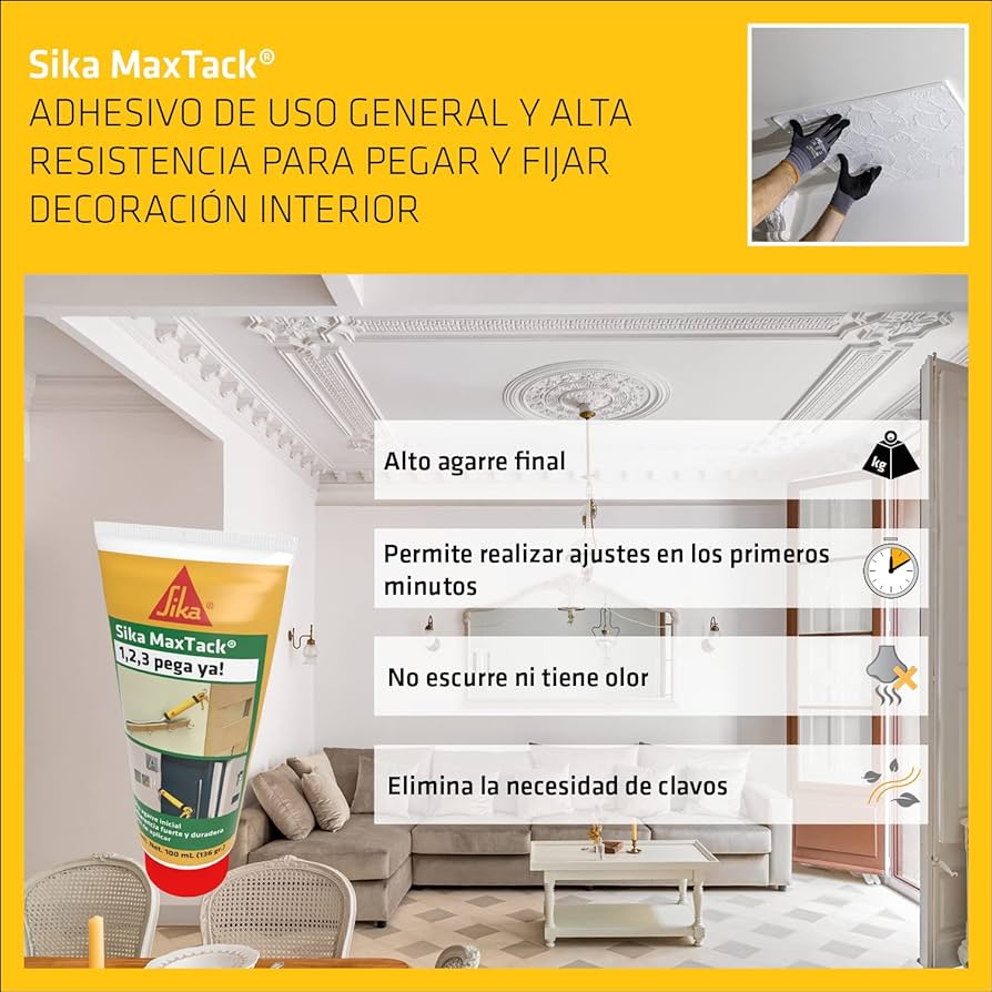 SIKA MAXTACK ADHESIVO DE MONTAJE