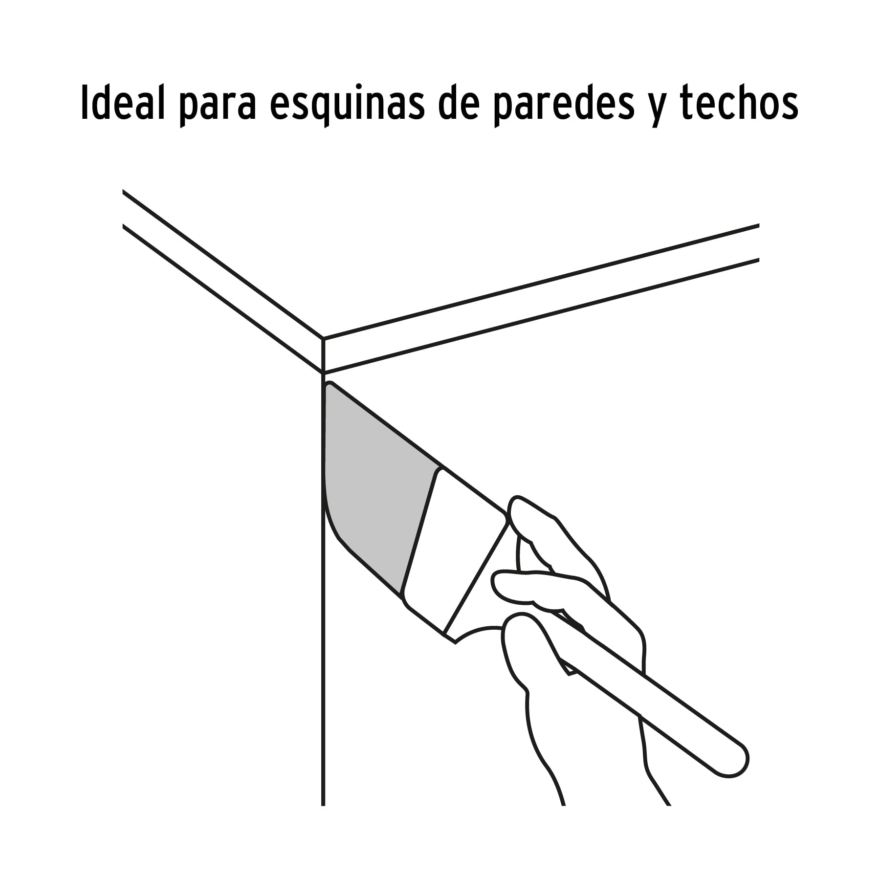 TRUPER BROCHA SINTETICA ANGULAR MADERA