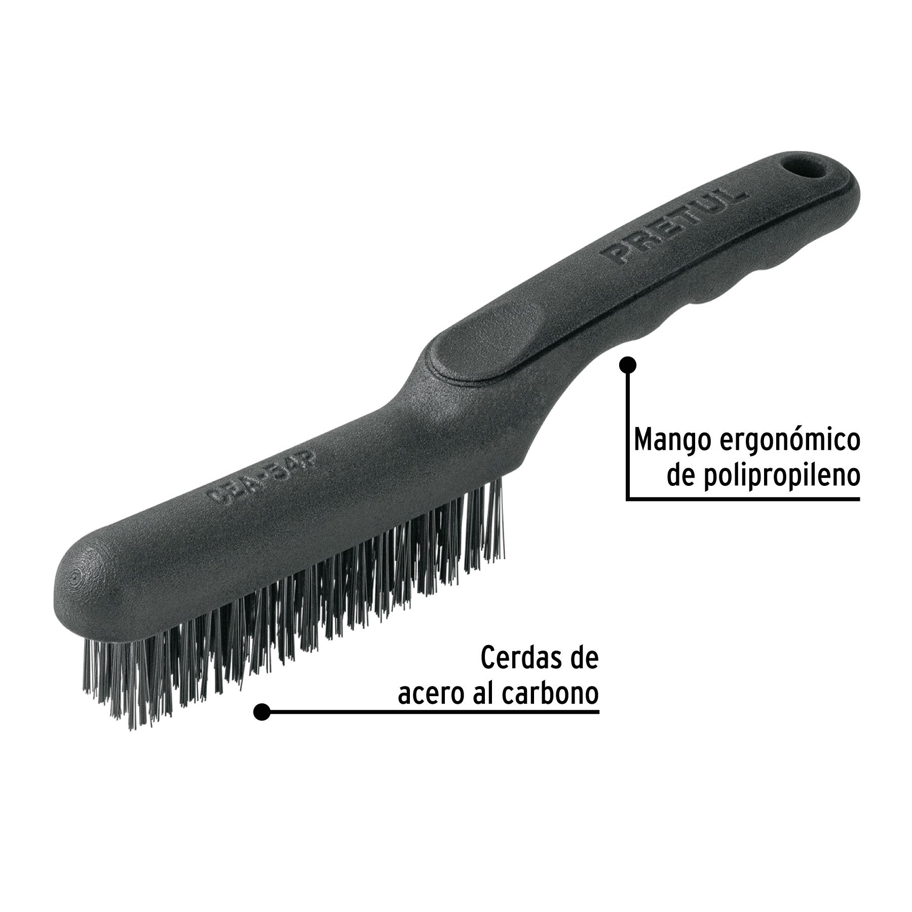 TRUPER CEPILLO ALAMBRE 64 PRETUL