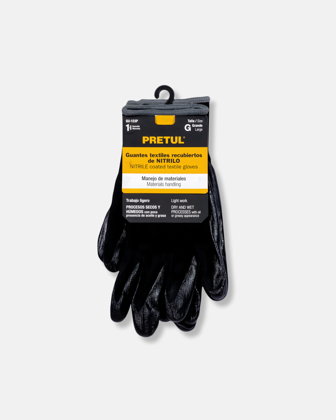 TRUPER GUANTES DE NYLON RECUBIERTO NITRILO G