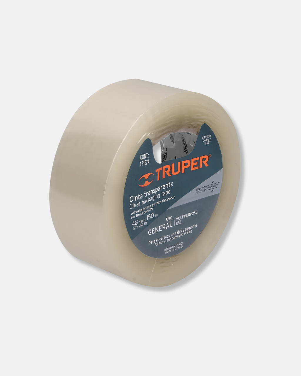 TRUPER CINTA TRANSPARENTE 48MM