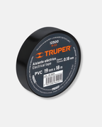 TRUPER CINTA DE AISLAR 18MX19MM, NEGRA, TRUPER