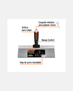 TRUPER ESPATULA TAPIZADORA 12"