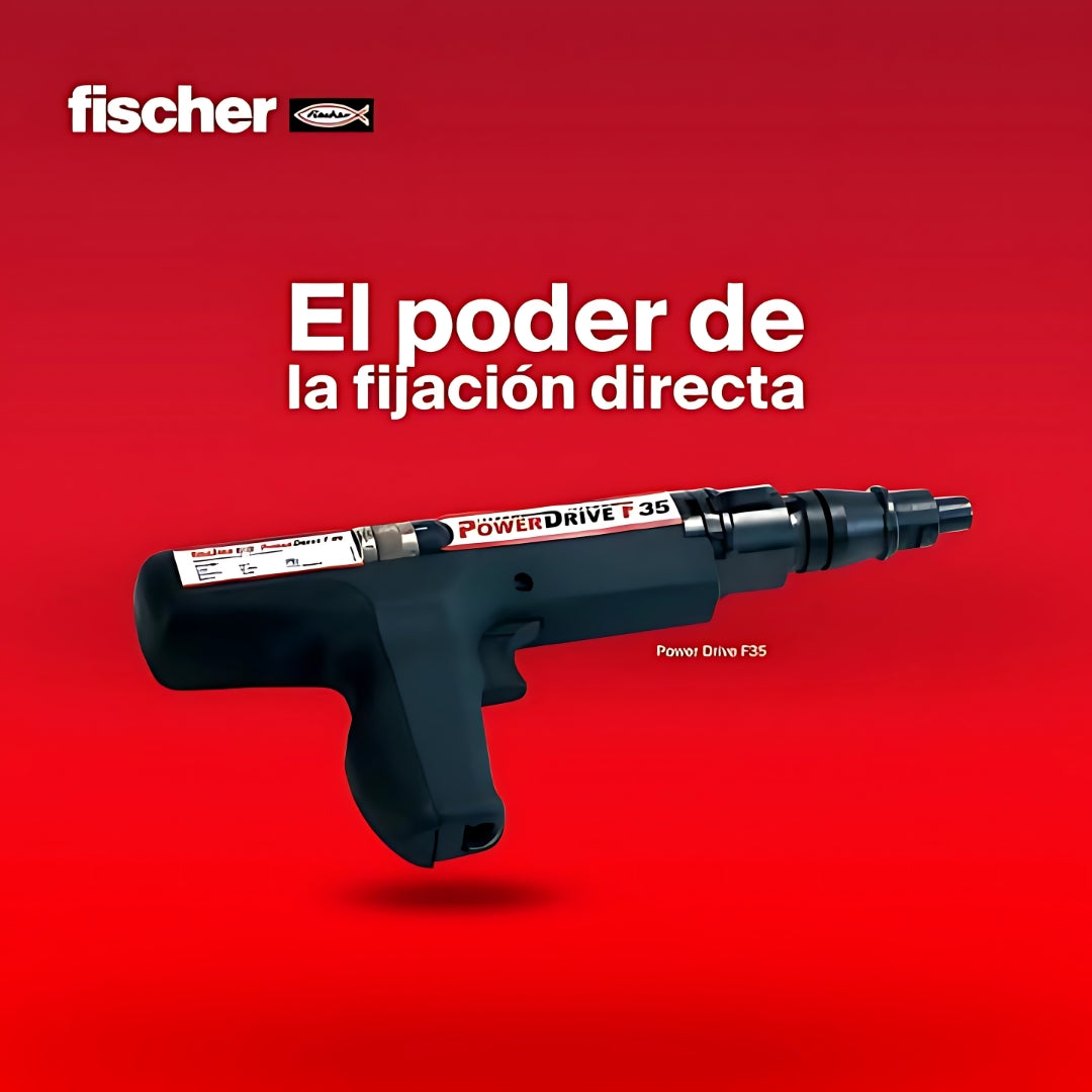 FISCHER HERRAMIENTA DE FIJACIÓN POWDER DRIVE F35 C/ACCESORIOS
