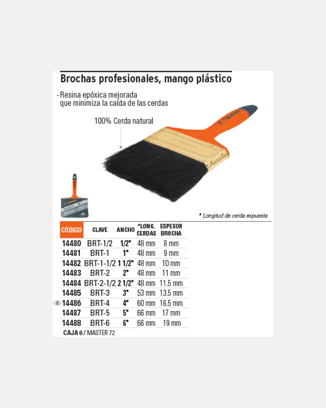 TRUPER BROCHA PROFESIONAL