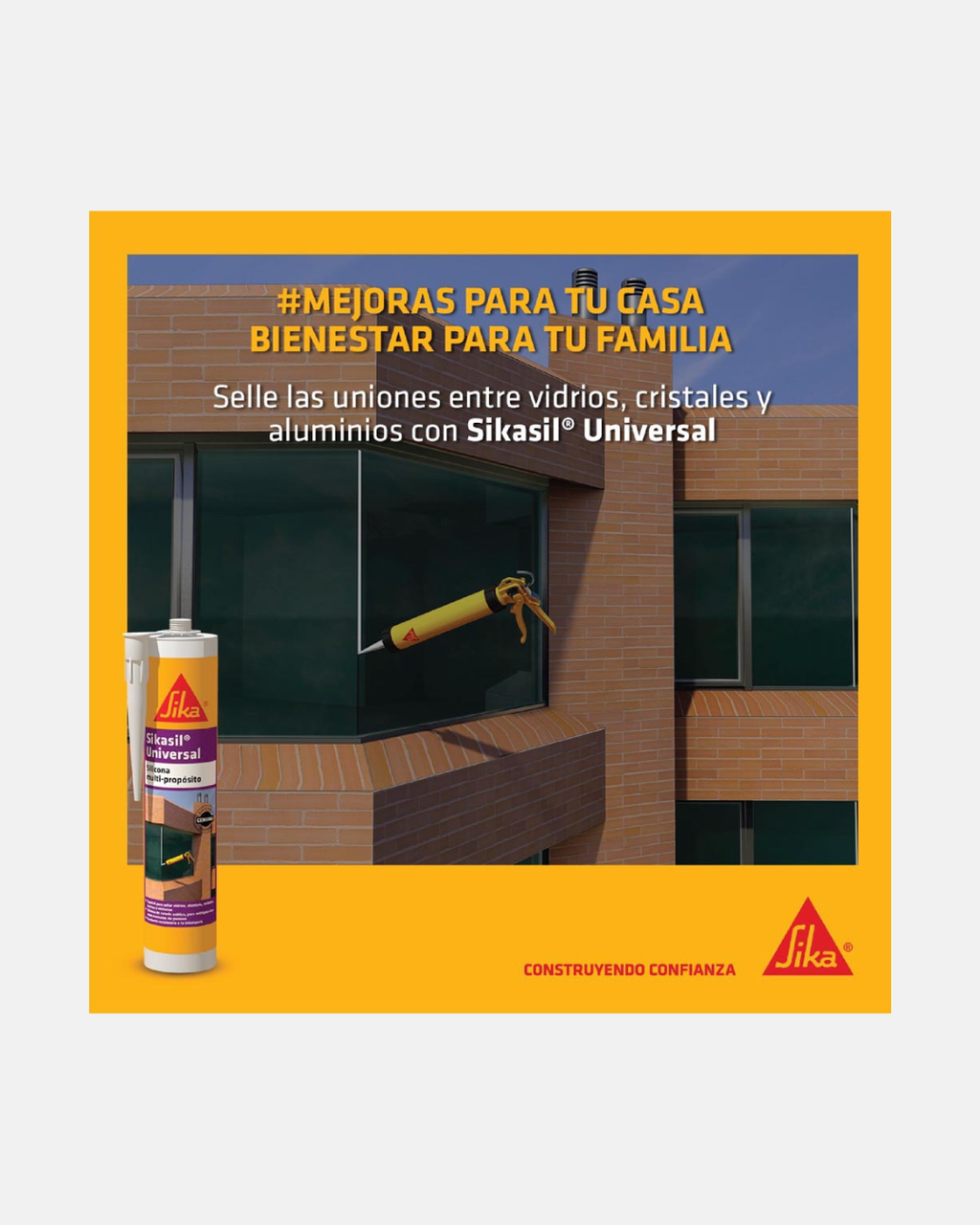 SIKA SIKASIL UNIVERSAL CARTUCHO 280 ML