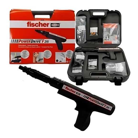 PISTOLA DE  IMPACTO HERRAMIENTA POWDER DRIVE F35 C/ACCESORIOS