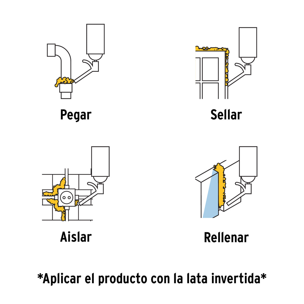 PRETUL ESPUMA EXPANSIVA 750ML