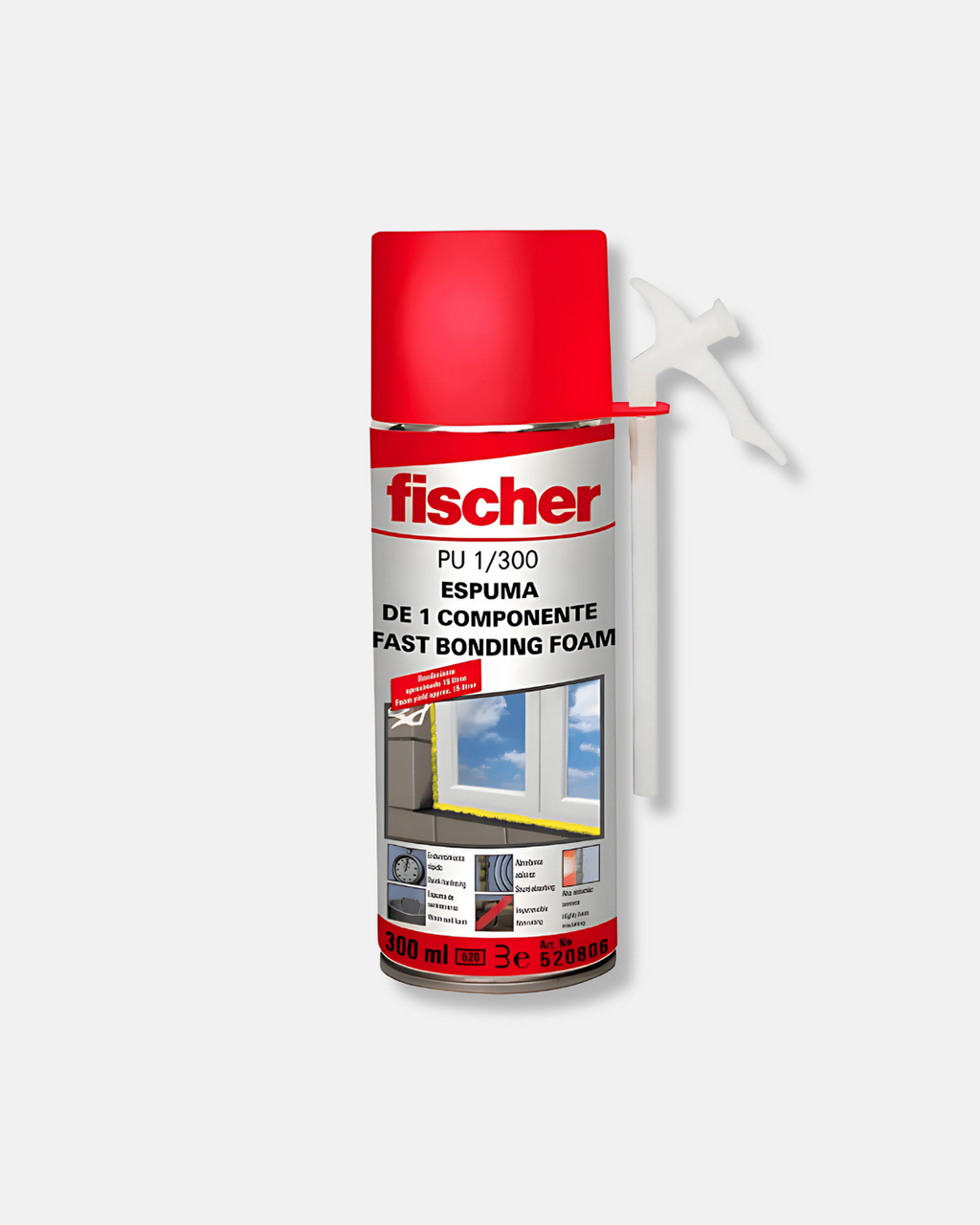 FISCHER ESPUMA PU 1/300 B3 VALVULA STD