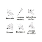 TRUPER ESPATULA 2-1/2'' 6 USOS, ACERO, EXPERT