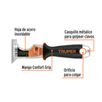 TRUPER ESPATULA 2-1/2'' 6 USOS, ACERO, EXPERT