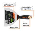 TRUPER ESPATULA FLEXIBLE 6'', MANGO CONFORT EXPERT