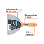 TRUPER ESPATULA FLEXIBLE 6'', MANGO MADERA