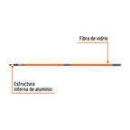 TRUPER EXTENSION 3.6M FIBRA DE VIDRIO PARA RODILLO