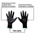 TRUPER GUANTES NYLON RECUBIERTOS NITRILO, M