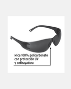 PRETUL LENTES DE SEGURIDAD GRISES