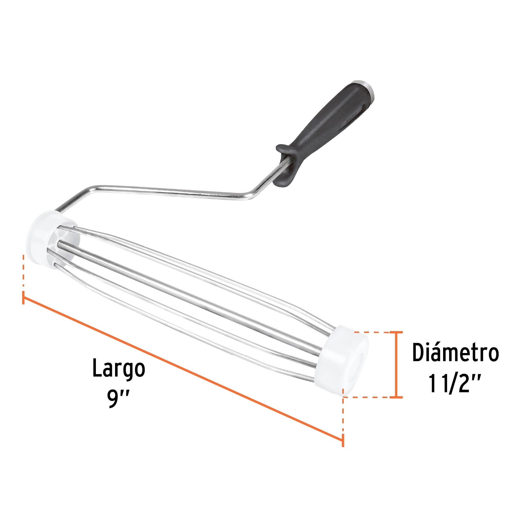 TRUPER MANERAL 9'' CON JAULA PARA RODILLO