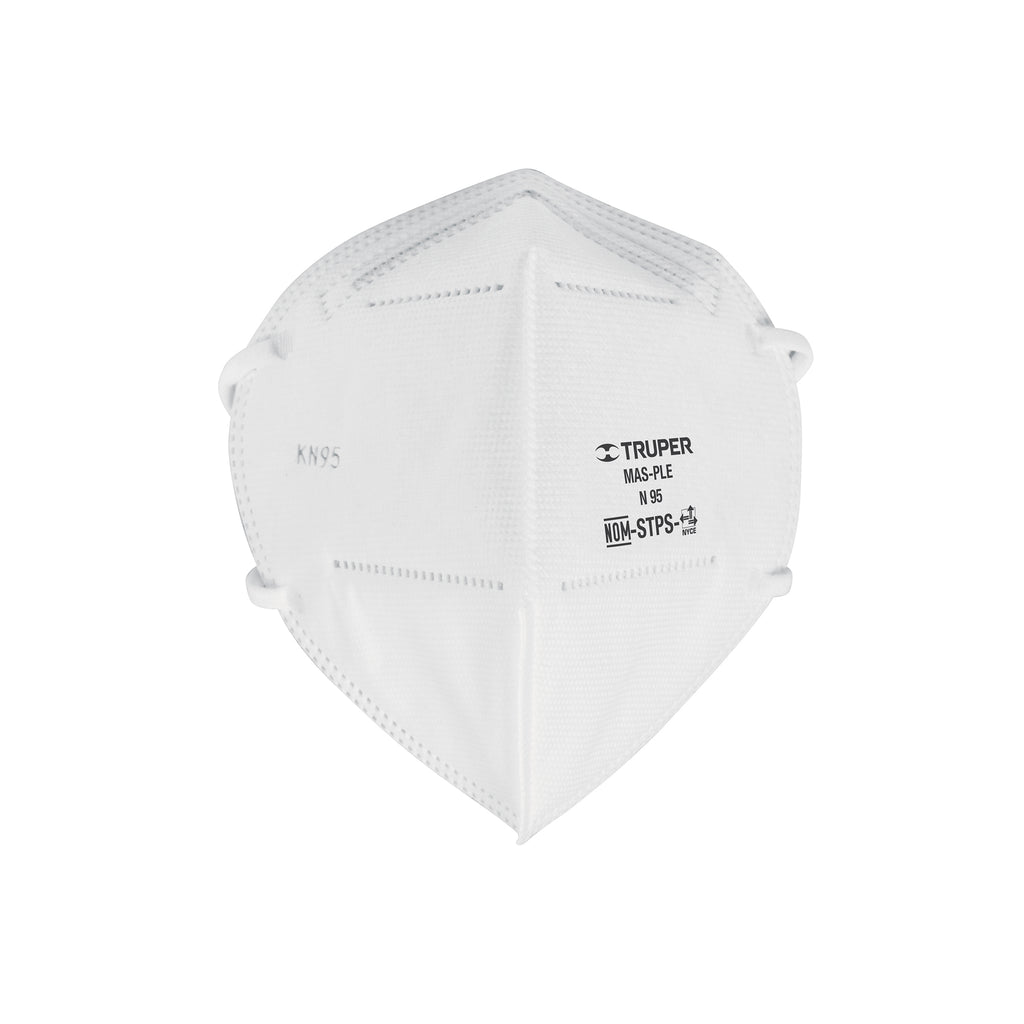 TRUPER RESPIRADOR PLEGABLE N95 PARA POLVOS Y PARTICULAS