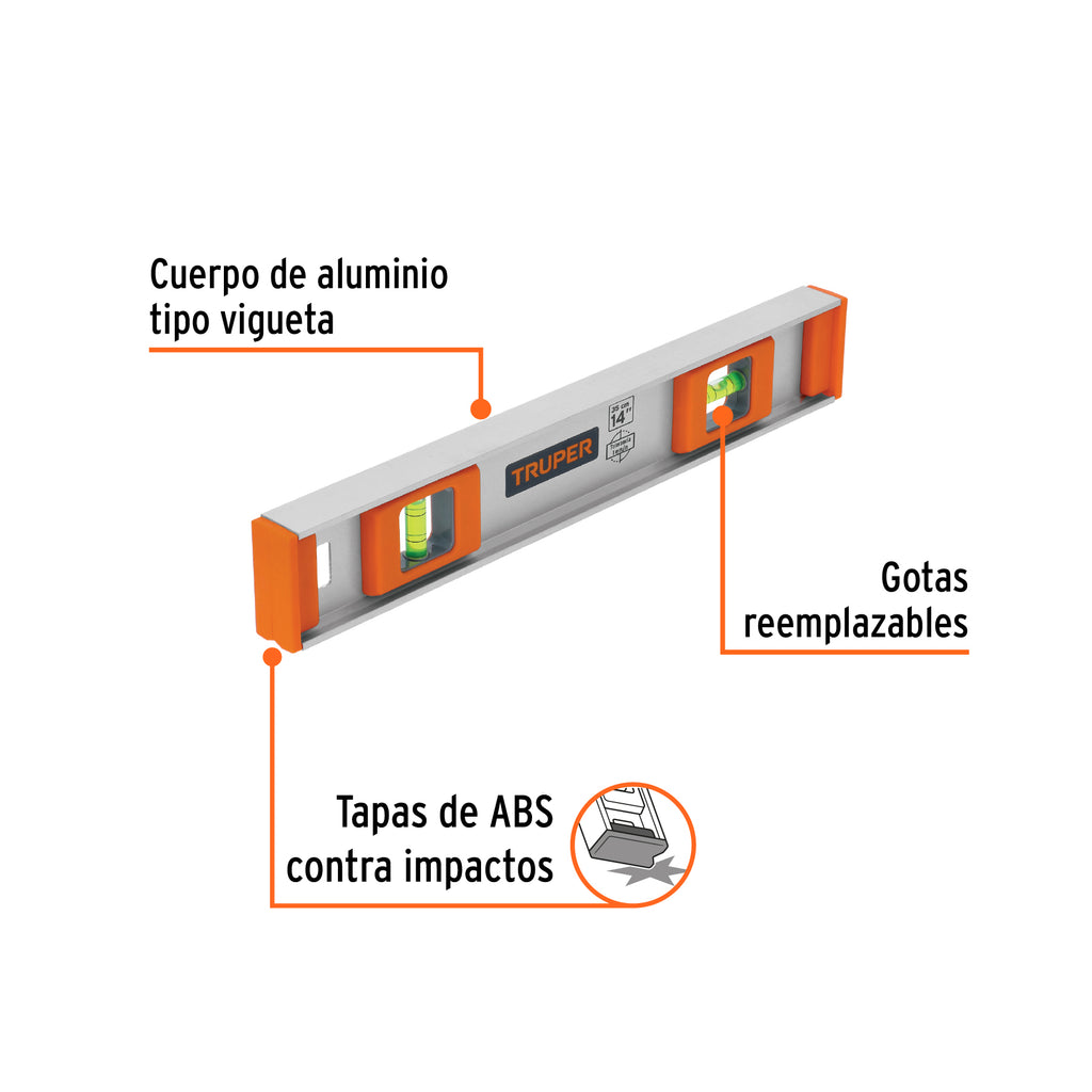 TRUPER NIVEL PROFESIONAL 14'' CON PROTECCION TRUPER