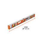 TRUPER NIVEL PROFESIONAL 24'', PROTECCION ABS