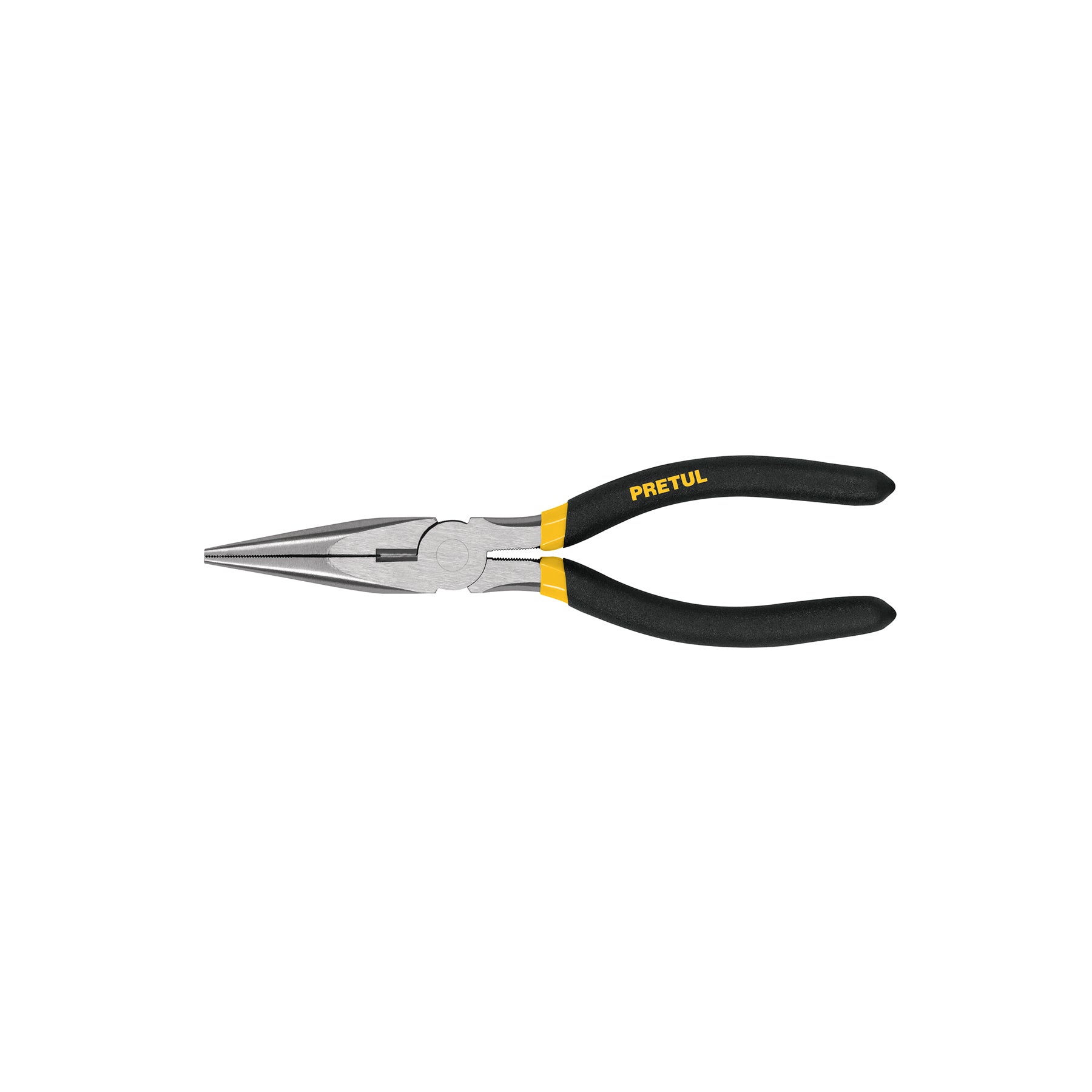 PRETUL PINZA DE PUNTA Y CORTE, 8'' MANGO PVC