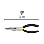PRETUL PINZA DE PUNTA Y CORTE, 8'' MANGO PVC