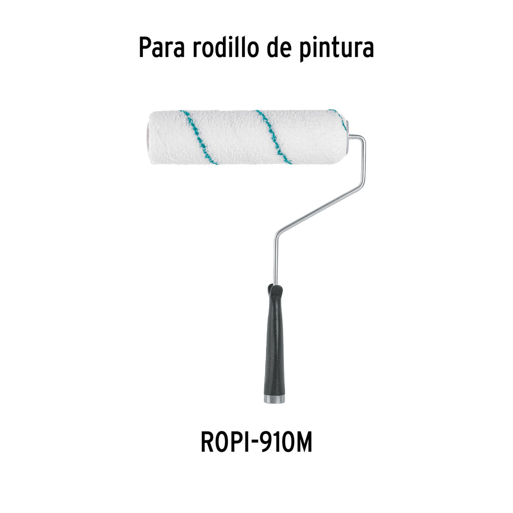 TRUPER FELPA P/RODILLO MICROFIBRA 9X3/8'', SUPERFICIES POCO RUGOSA
