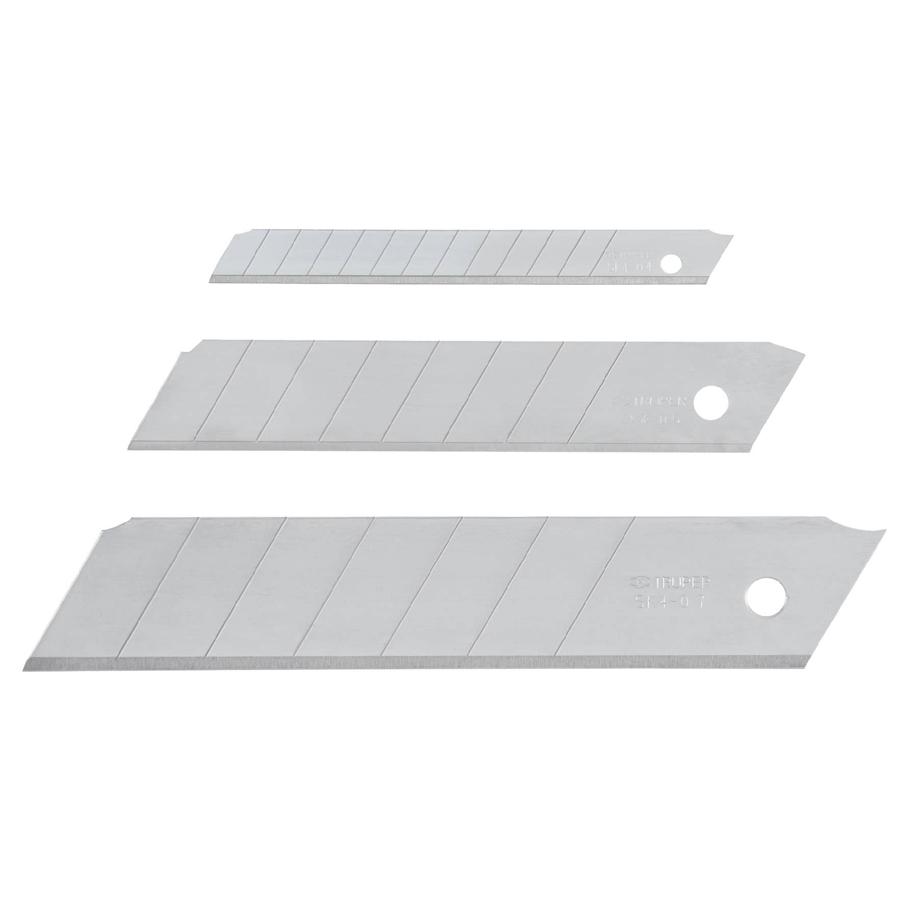 TRUPER ESTUCHE C/10 CUCHILLAS SK4 18MM CUTTER