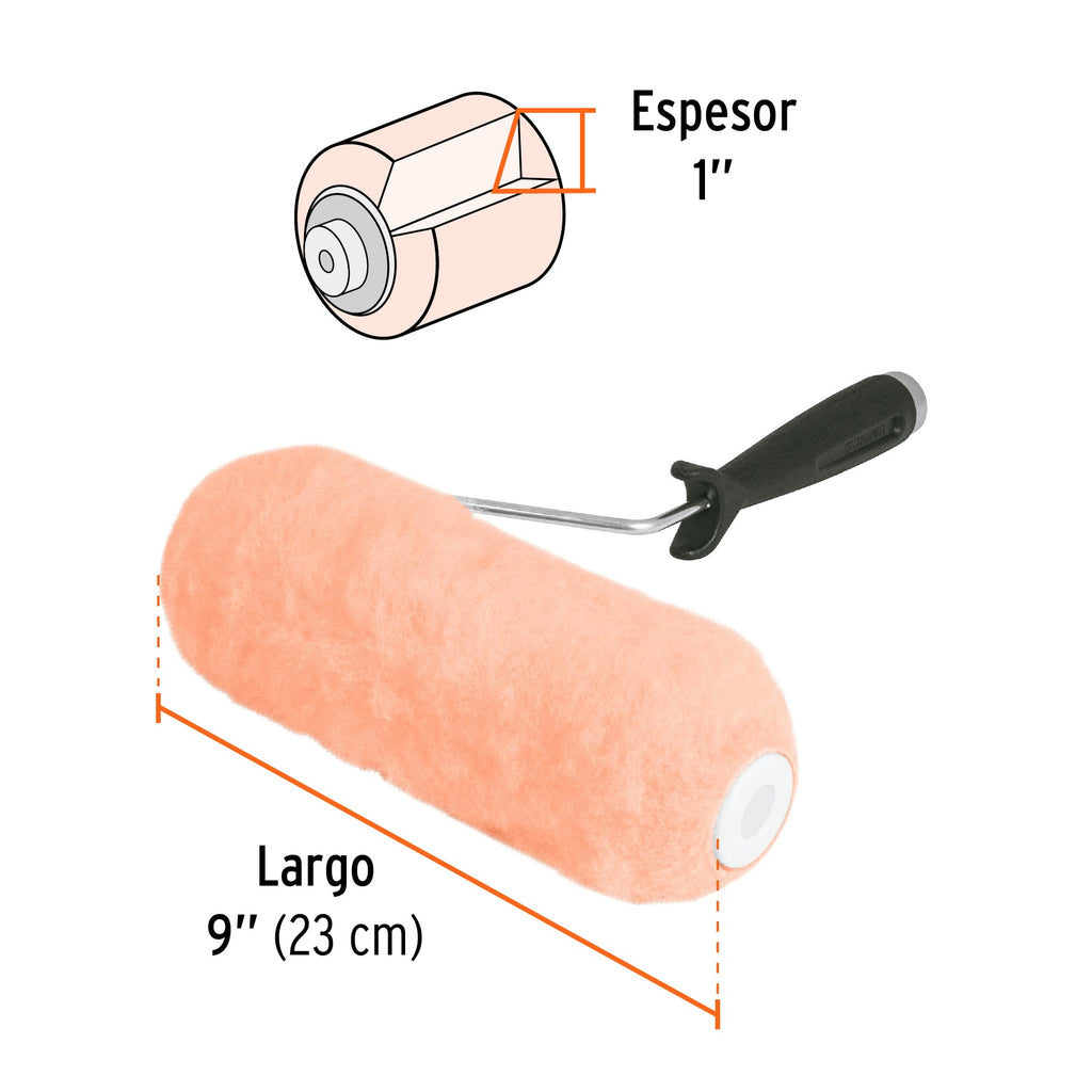 TRUPER RODILLO PARA PINTAR 9''X1'' SUPERFICIES MUY RUGOSAS