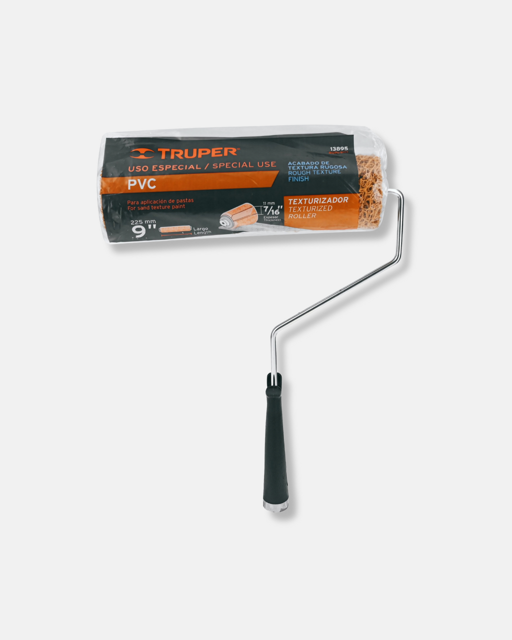 TRUPER RODILLO 9''X7/16'' PVC TEXTURIZADOS