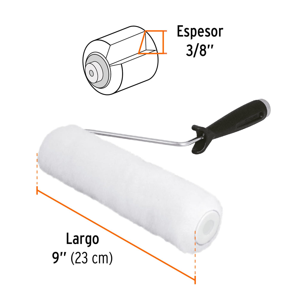TRUPER RODILLO PARA PINTAR 9'' X 3/8 SUPERFICIE LISA