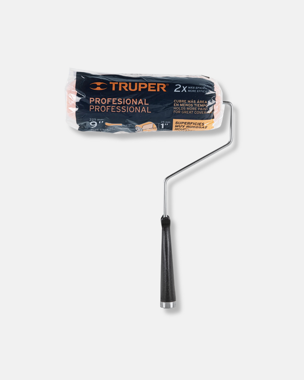 TRUPER RODILLO PARA PINTAR 9''X1'' SUPERFICIES MUY RUGOSAS