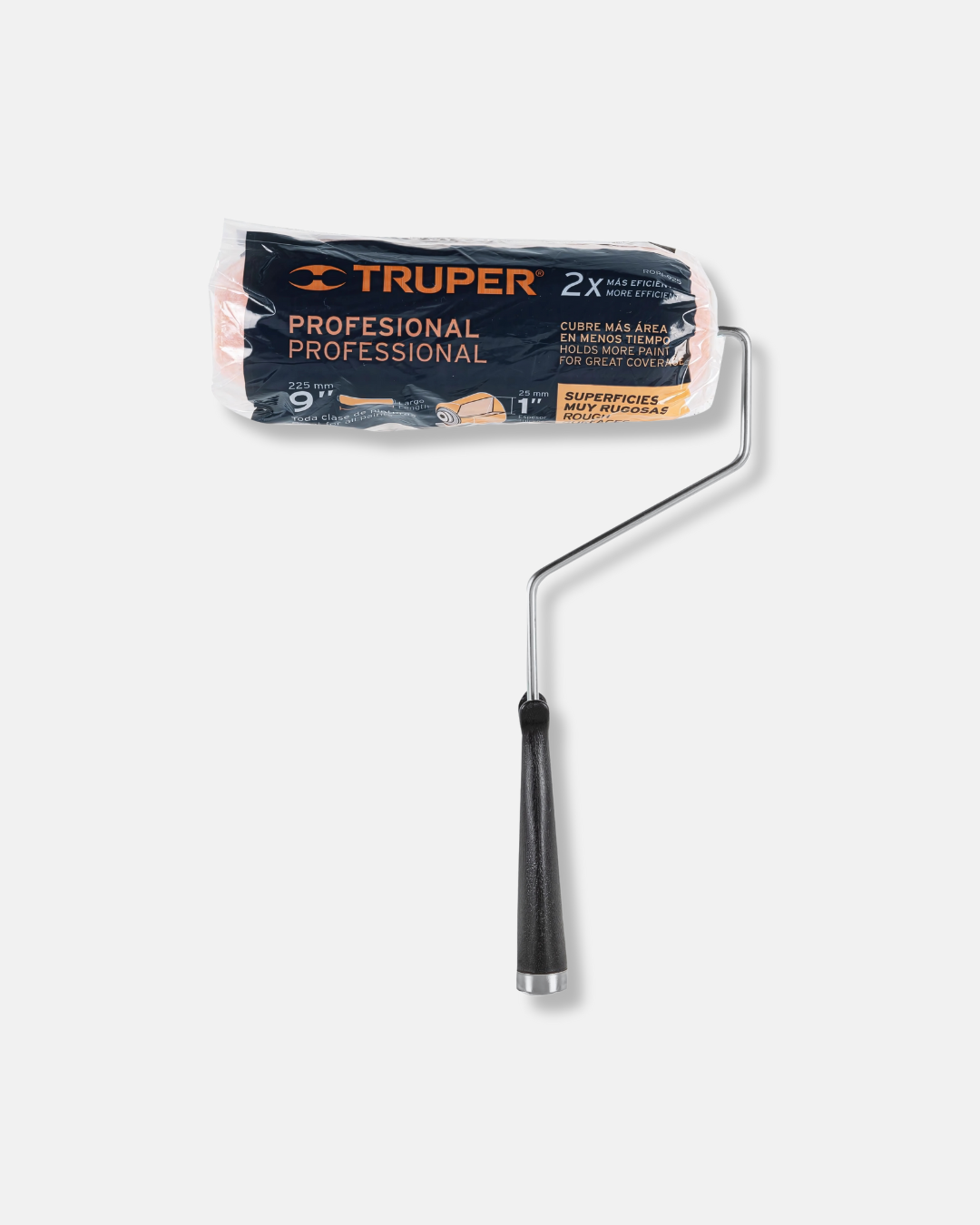 TRUPER RODILLO PARA PINTAR 9''X1'' SUPERFICIES MUY RUGOSAS
