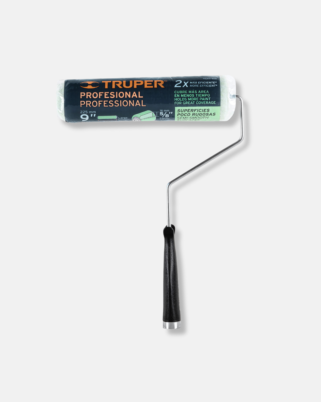 TRUPER RODILLO PARA PINTAR 9'' X 5/8'', POCO RUGOSAS