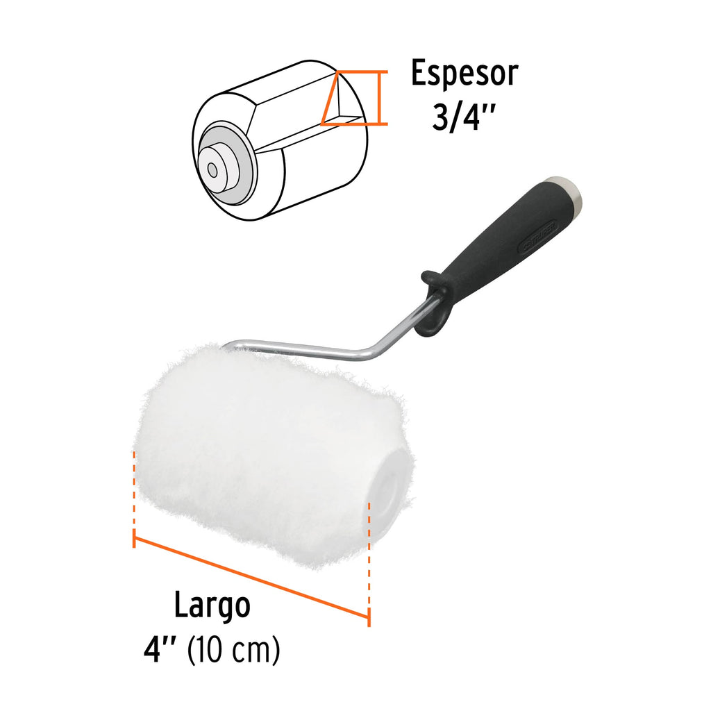 TRUPER FELPA P/ MINI RODILLO POLIESTER 4'' X 3/4''