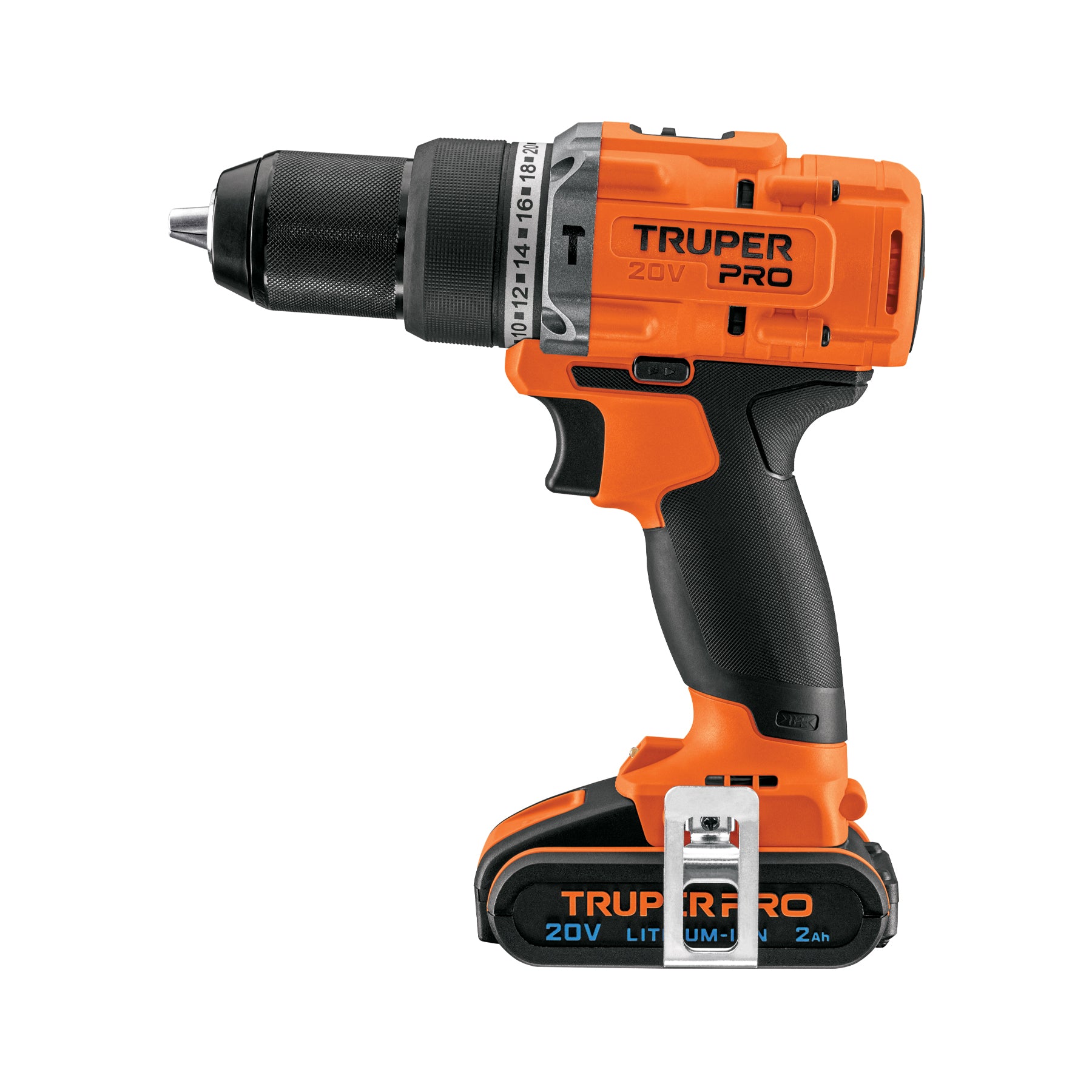 TRUPER ROTOMARTILLO 1/2'', 20V, BATERIA 2AH