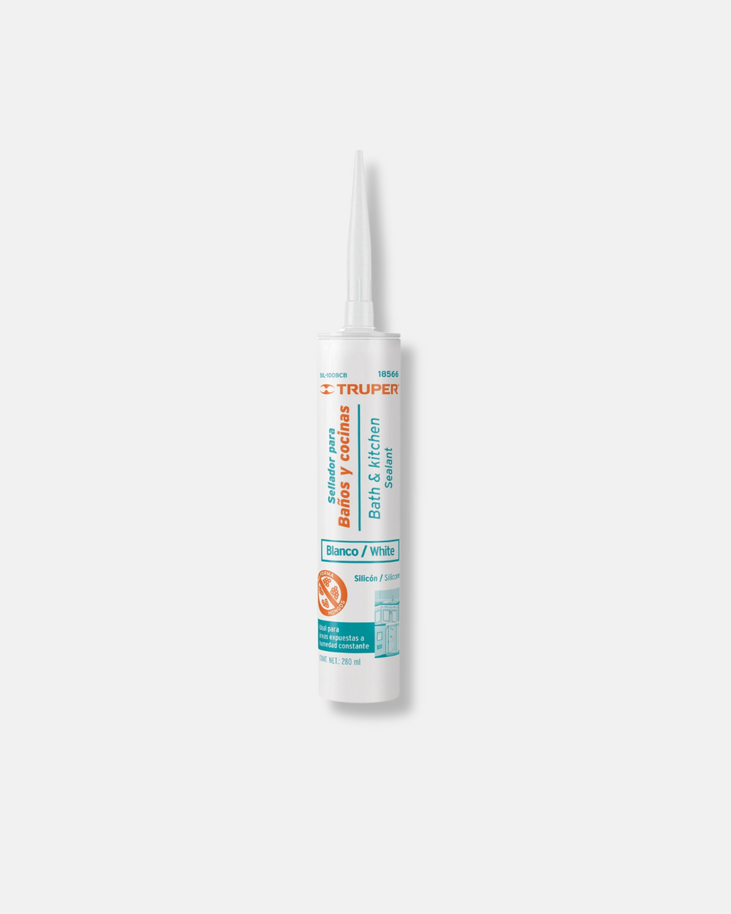 TRUPER SELLADOR BLANCO BAÑOS Y COCINA 280ML