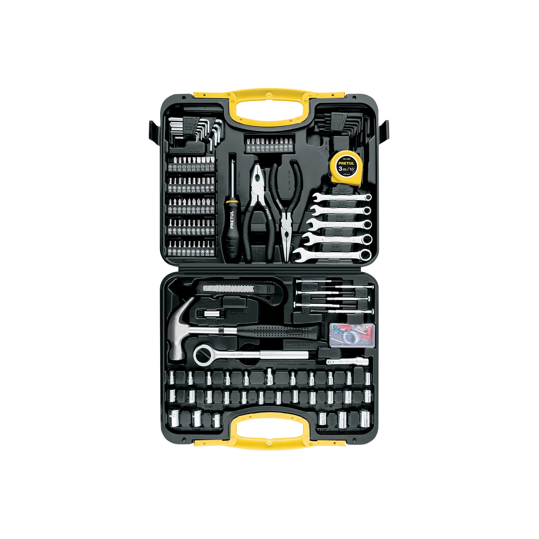 PRETUL JUEGO DE 133 HERRAMIENTAS