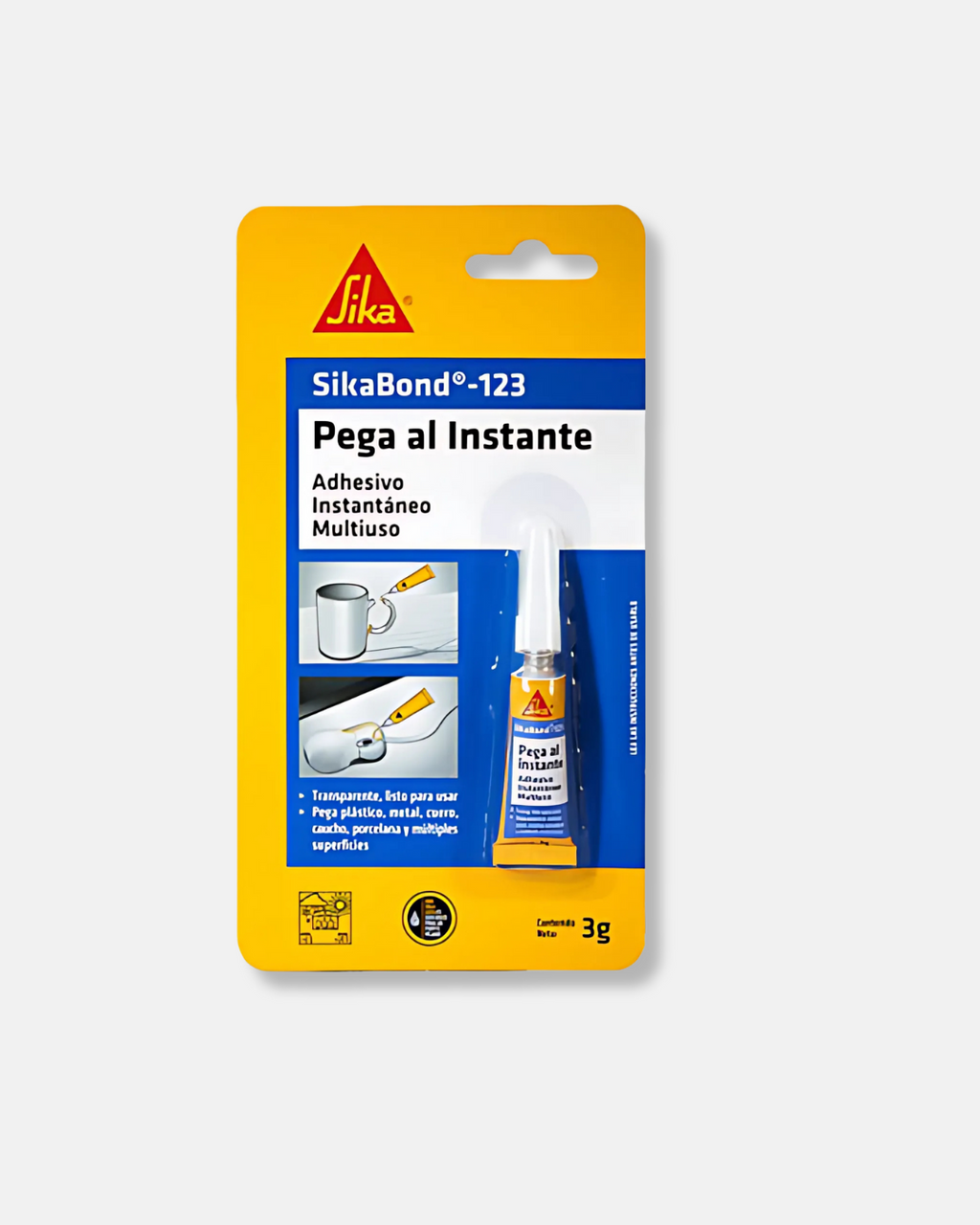 SIKA SIKABOND 123 PEGA AL INSTANTE 3 GR