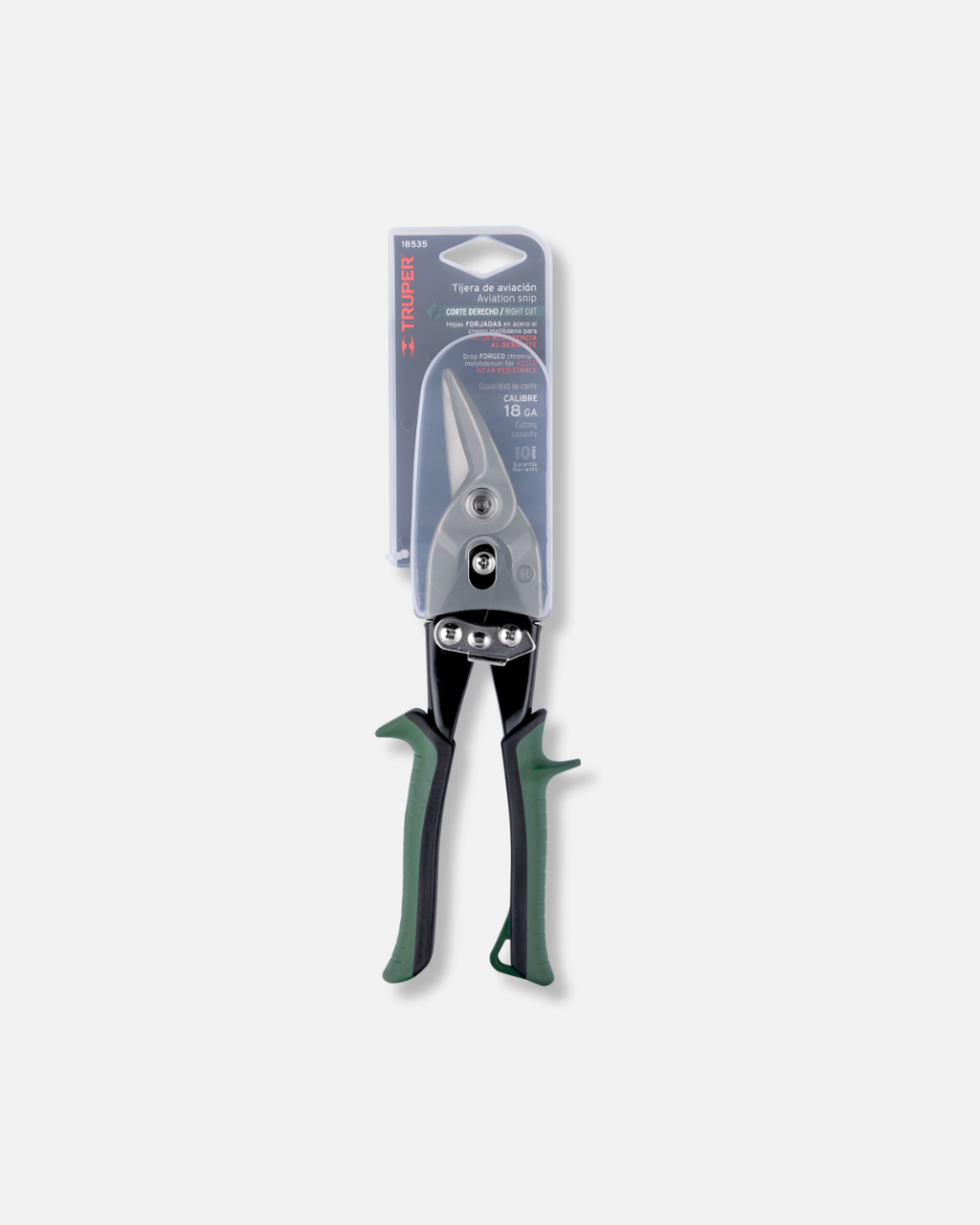 TRUPER TIJERAS DE AVIACION 10'' CORTE DERECHO TRUPER